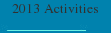 2013 Activities